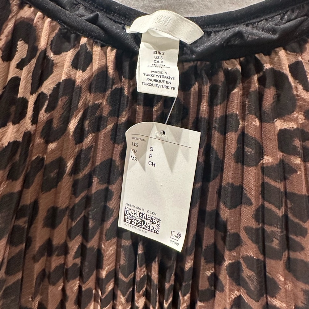 H&M Brown Leopard-Print Maxi Skirt - Picture 3 of 4